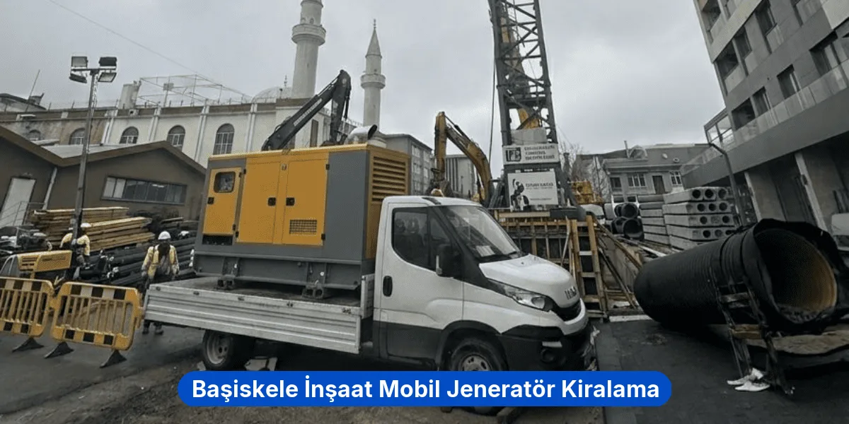 Başiskele İnşaat Mobil Jeneratör Kiralama