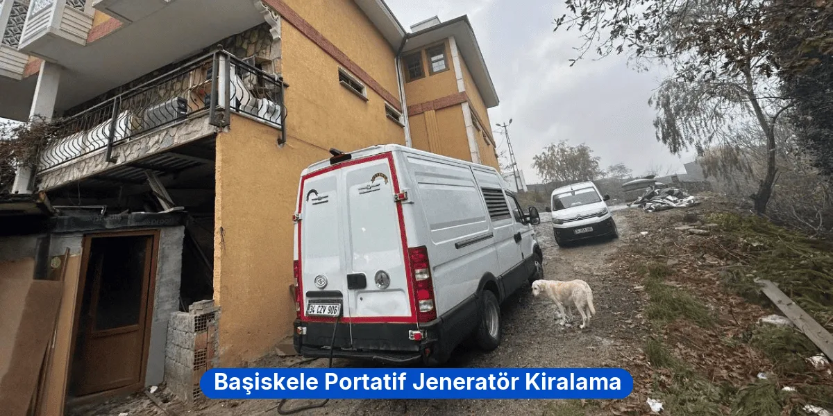 Başiskele Portatif Jeneratör Kiralama